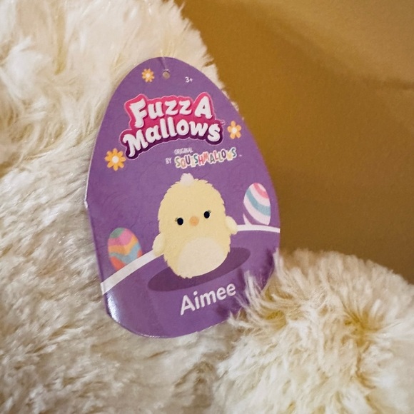 Nwt   🐣 12" Aimee  Fuzz-a-mallow Squishmallows Easter - Picture 3 of 6